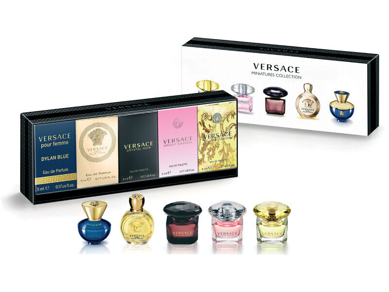 Versace Miniatures Collection Women 5 Pc Mini Gift Set