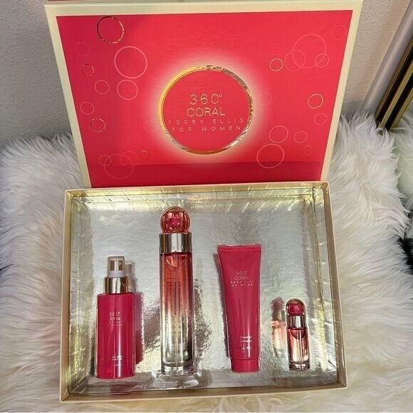 360 Coral 4 Piece Gift Set for Women