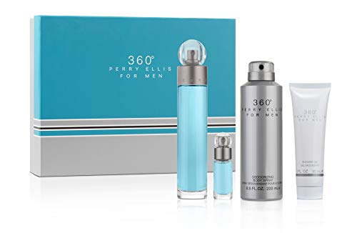 Perry Ellis Fragrances 360 for Men 4-Piece Gift Set