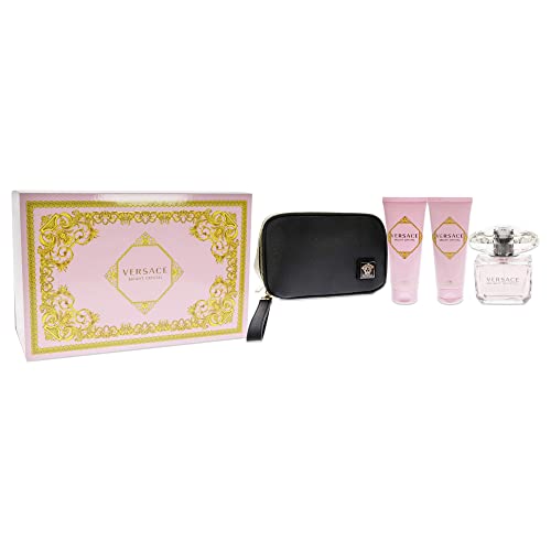 Versace Bright Crystal 4 Pc Gift Set