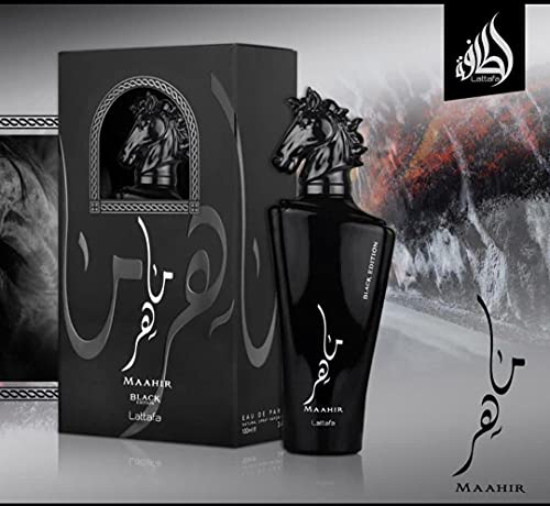 Lattafa Maahir Black Edition Eau de Perfume Spray-Elegant Perfume