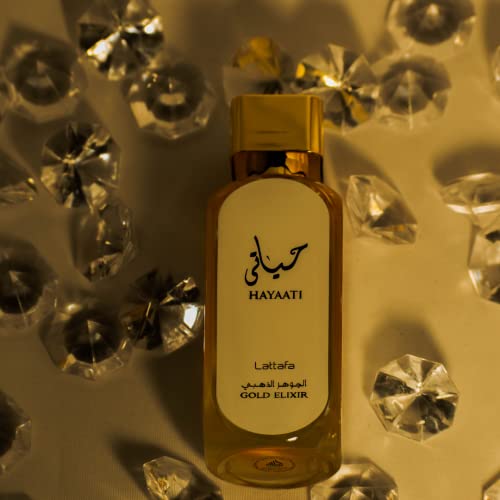  Lattafa Perfumes Premium Collection Hayaati For Men  and Hayaati Gold Elixir For Women-Hayaati Gold Elixir women's perfume