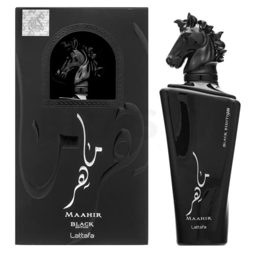 Lattafa Maahir Black Edition Eau De Perfume Spray for Men and Women