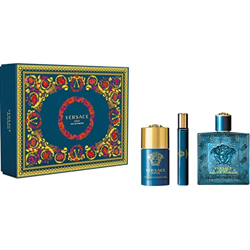 Versace Eros By Versace Fragrance 3 Piece Gift Set