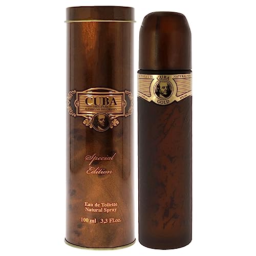 Cuba Gold Special Edition Eau De Toilette Spray for Men 