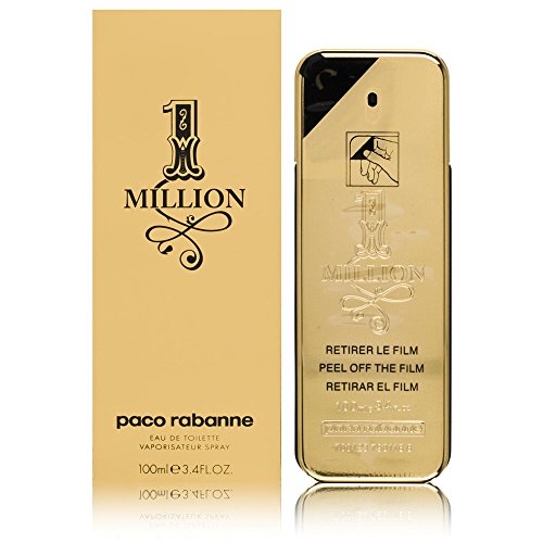 Paco Rabanne 1 Million Fragrance Edt Spray for Men, 3.4 Ounces