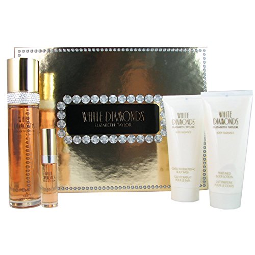 Elizabeth Taylor White Diamonds 4 Pcs Gift Set