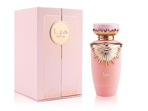 Lattafa Haya 100ml Eau de Parfum bottle and packaging